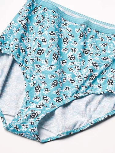Vista 2 de Hanes Women's High-Waisted Pack, Cotton Brief Underwear, 10-Pack (Colors May Vary)