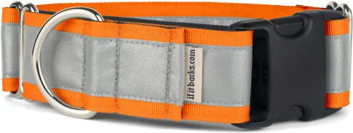 Vista 8 de If It Barks - Collar Martingala reflectante de 1.5 pulgadas con hebilla a presión rápida para perros - Ajustable - Fabricado en Estados Unidos