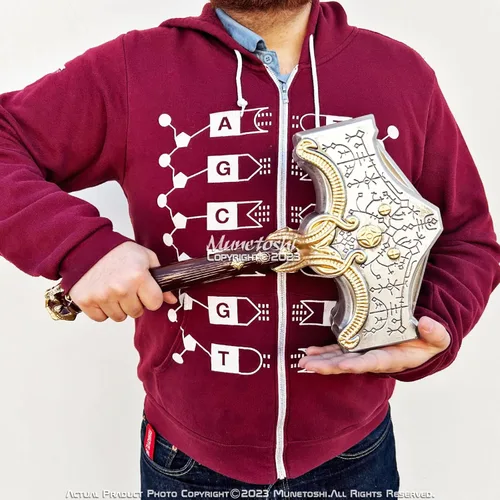 Vista 5 de 19 "espuma GoW Mjolnir Thor Hammer Aesir nórdico dios videojuego fantasía Cosplay Prop