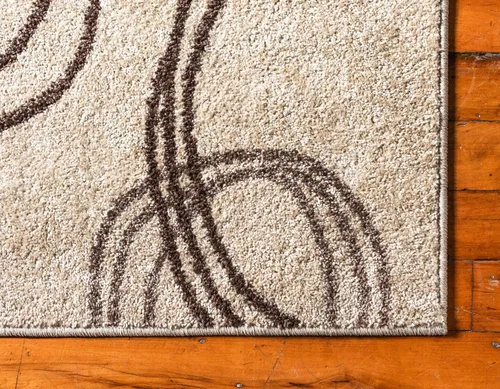 Vista 9 de Rugs.com Equinox Collection - Alfombra baja beige de 2 x 3 pies, perfecta para entradas, cocinas, rincones de desayuno, piezas de acento