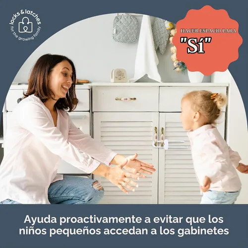 Vista 7 de Jjuego de seguros deslizantes Dreambaby, paquete de de 3, Blanco