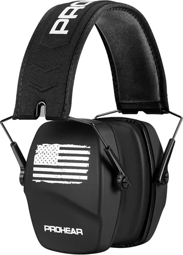Vista 25 de PROHEAR Ear Protection Safety Earmuffs for Shooting Noise Reduction Slim Hearing Protector