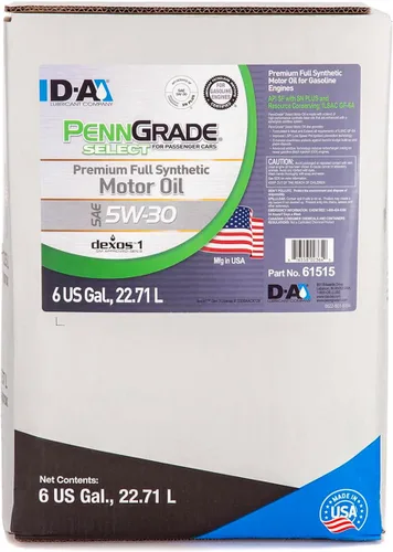 PENN GRADE 61515, aceite de motor sintético completo seleccionado SAE 5W-30, 6 galones