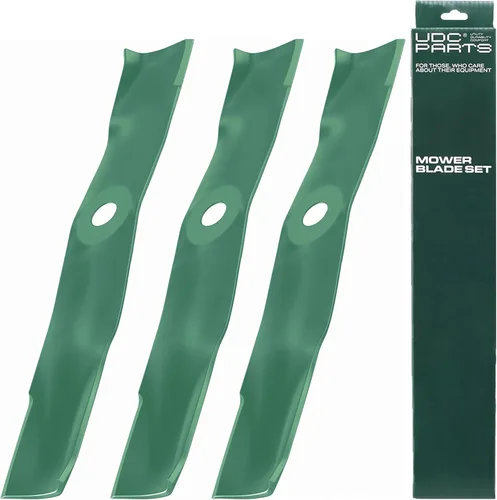 Vista 45 de UDC Parts 532173921 cuchillas de cortacésped para Husqvarna 48 pulgadas 173921 YTH2348 GTH2548 YTH2148 2748GLS YTH2448 YTH2748 YTH1848XP 532 17