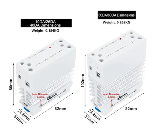 Vista 7 de Rex-C100 Intelligent Temperature Controller Package with K-Type Thermocouple Heat Sink and 25da/40da/60da Solid State Relay