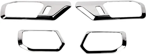 Vista 7 de RAZPOY Accesorios para Ford Bronco 2021 2022 Cubierta de manija de puerta interior Marco Adhesivo protector Decoración interior (negro)