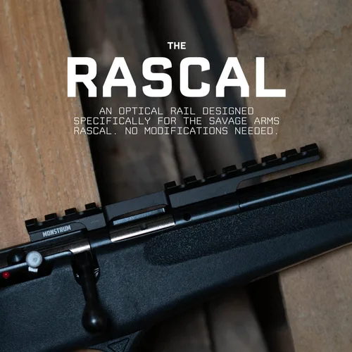 Vista 2 de Monstrum Soporte de riel Picatinny para rifles Savage Rascal
