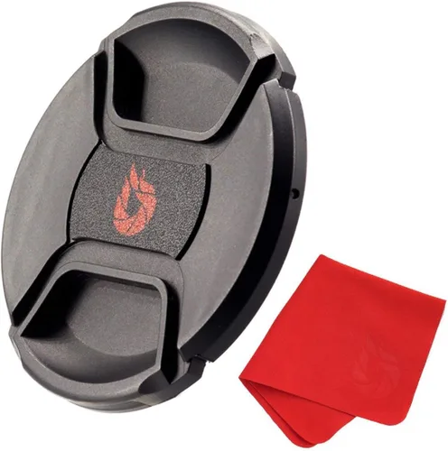 Vista 5 de Lens Cap Center-Pinch, resortes extra fuertes, ajuste perfecto, fabricado en plástico 100 % reciclado