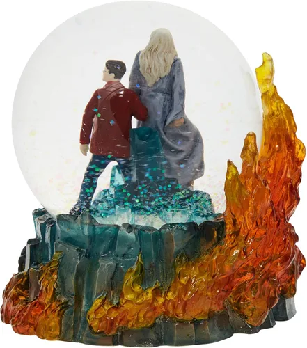 Vista 2 de Enesco Wizarding World of Harry Potter Half Blood Prince and Dumbledore - Bola de agua de 4.92 pulgadas, multicolor