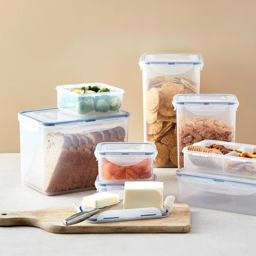 Vista 12 de Lock & Lock - Juego de recipientes de almacenamiento de alimentos surtidos (6 piezas)