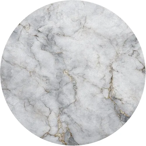 Marble White Golden Pattern Placemats Washable Round Placemats for Dining Table Place Mats for Kitchen Heat Resistant Placemat for Kitchen Indoor