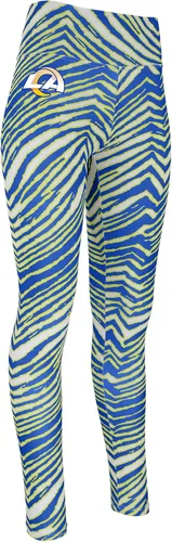 Vista 138 de Zubaz NFL Mallas para mujer de longitud completa de cintura alta básica 1.0