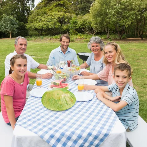 Vista 5 de 120 fundas elásticas reutilizables para almacenamiento de cuencos de alimentos, 3 tamaños, cubiertas coloridas para platos de platos de plástico