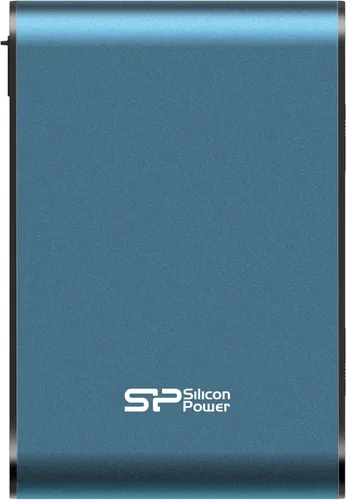 Vista 3 de Silicon Power - Armadura de disco duro externo portátil de 1 TB A80, resistente al agua USB 3.0 para PC, Mac, Xbox y PS4, color azul