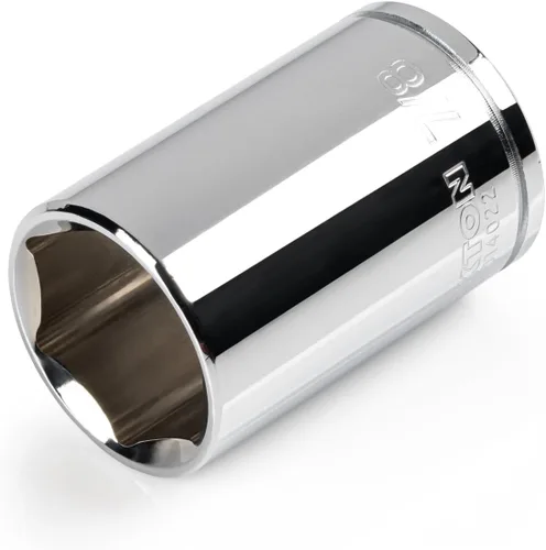 Vista 23 de TEKTON Unidad de 3/8 pulgadas x 1 pulgada de enchufe semiprofundo de 6 puntos SHD14025