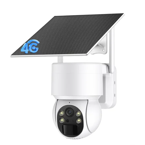 Vista 9 de Cámaras de seguridad solar 2K inalámbricas para exteriores, 2 cámaras inalámbricas para exteriores con visión de 360°, cámaras para seguridad