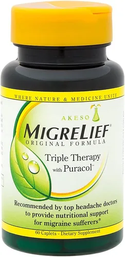 Terapia triple MigRelief con Puracol (60 comprimidos)