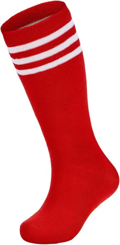 American Trends Calcetines de béisbol para niños pequeños, calcetines de fútbol para niños, calcetines atléticos de tubo para niñas y niños,