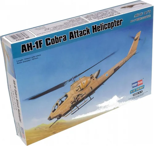 Hobby Boss AH-1F Kit de construcción de modelo de helicóptero de ataque cobra