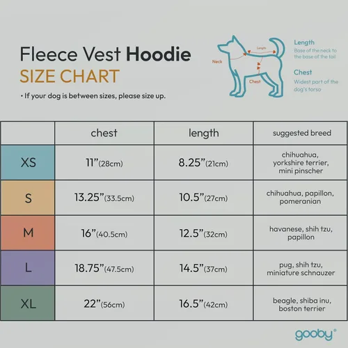 Vista 2 de Gooby, vestimenta chaleco para perros para clima frío para todos los días con capucha para perros pequeños, XL, Gris