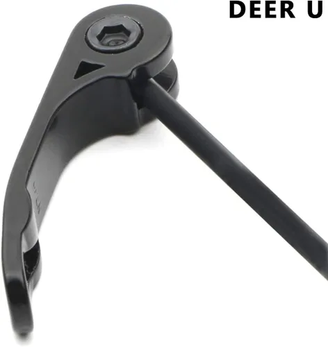 Vista 4 de DEER U Road Mountain Bicycle MTB Wheel Hub Front and Rear Skewers Quick Release Clip Bolt Lever Axle QR 145/180 mm, a Pair