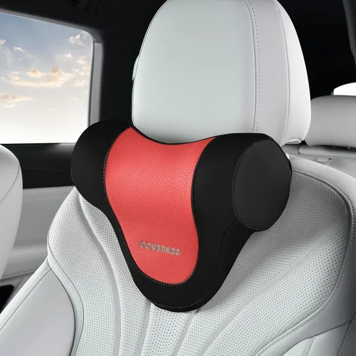 Vista 9 de Coverado Almohada de apoyo lumbar para automóvil, almohada ergonómica de espuma viscoelástica para silla de oficina, cojín de espalda para aliviar