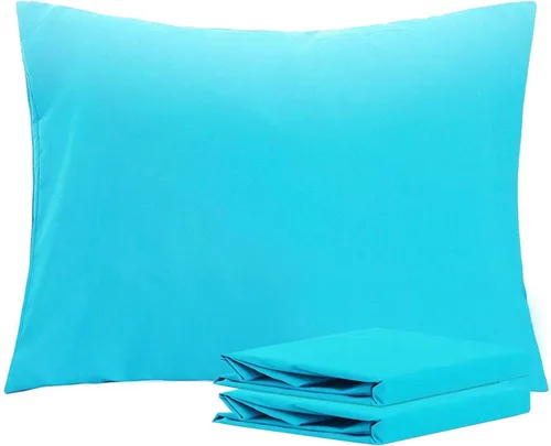 Vista 116 de NTBAY Juego de fundas de almohada estándar, paquete de 2 fundas de almohada de microfibra cepillada de 20 x 26 pulgadas, suaves, sin arrugas