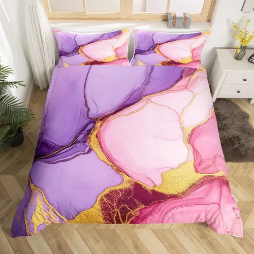 Vista 9 de Edredón con diseño de palmeras hawaianas, olas y playa tropical, con estampado natural decorativo, juego de fundas para almohada, azul