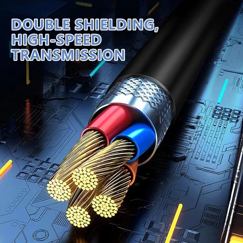 Vista 7 de PASOW FireWire Cable de 4 pines a 4 pines iLink DV Cable Firewire 400 IEEE 1394 Cable para portátil a videocámara de 6 pies