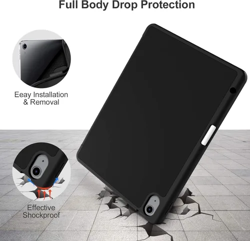 Vista 4 de Akkerds Funda compatible con iPad Air de 11 pulgadas de 7ª/6ª generación (M3/M2) 2025/2024, para iPad Air de 5ª/4ª generación de 10.9 pulgadas