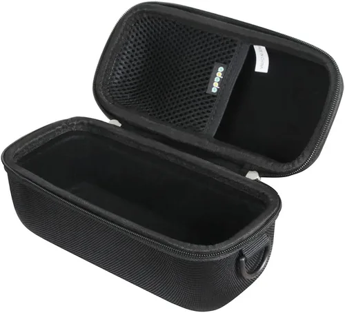 Vista 3 de Adada Estuche rígido de viaje para JBL FLIP 5/6/7 Altavoz Bluetooth portátil impermeable (negro)