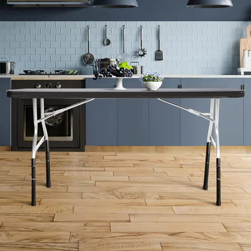 Vista 5 de Extensores de patas de mesa para mesas plegables, extensiones de patas de mesa de metal para patas dobladas y rectas, elevadores de patas de mesa