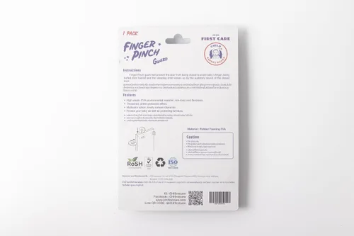 Vista 6 de Protector de pellizco para dedos, evitará que la puerta se cierre para evitar que el dedo del bebé, sea cazado con cerradura y que el niño dormido