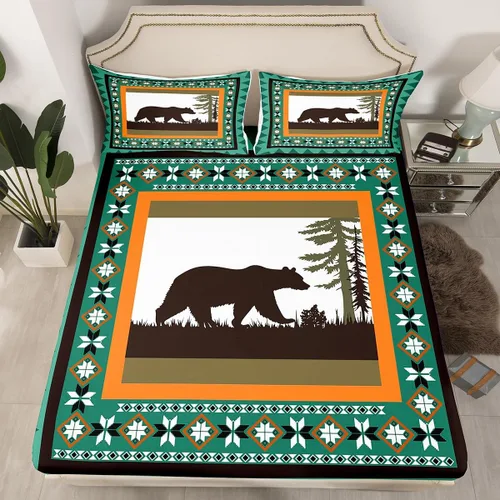 Vista 30 de Sábana bajera ajustable de la Torre Eiffel, juego de ropa de cama de construcción de la ciudad de París, juego de sábanas doradas y negras, sábana