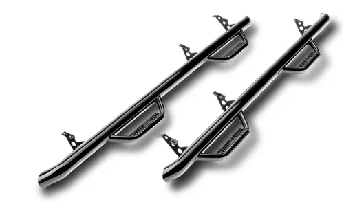 Vista 12 de N-Fab D0284RC-TX Estribo de seguridad rueda a rueda acabado negro con textura se adapta a Dodge Ram 1500/2500 / 3500 de cabina regular de 8