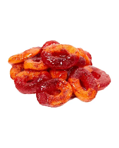 Vista 2 de Chukilada peach rings, chamoy gummies