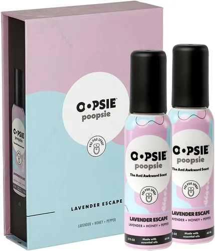 Vista 9 de Pre GO - Aerosol para inodoro, discreto y portátil original Pre-poo spray para usar sobre la marcha. Surtido de aromas eliminadores de olores de 2