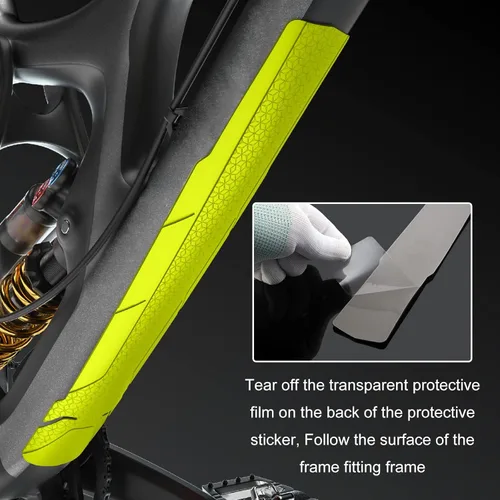 Vista 6 de kingsea Protector de marco de bicicleta de montaña, protector de marco de tubo de bicicleta de montaña para bicicleta de montaña de colisión