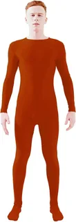 Ensnovo Disfraz Body enterizo de una sola pieza de Lycra y Spandex para adulto