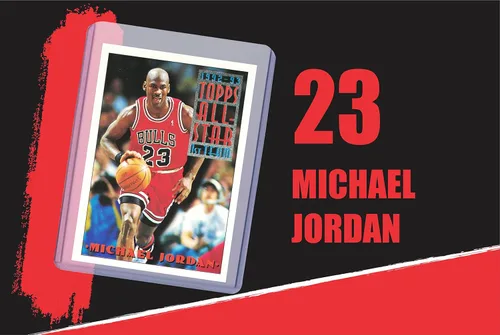 Vista 4 de Michael Jordan MJ (5) tarjetas de baloncesto surtidas – Chicago Bulls Trading Cards – MVP # 23