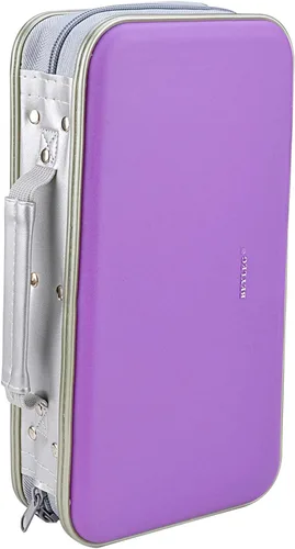 Vista 11 de Cartera para CD y DVD, capacidad de 96 pulgadas, resistente, resistente, almacenamiento de DVD, carcasa dura, soporte para disco de CD, funda