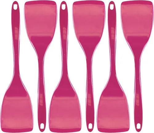 Vista 11 de Reston Lloyd - Espátula giratoria para sartenes antiadherentes, resistente al calor, sin BPA, con mango ergonómico, 11 pulgadas, color naranja