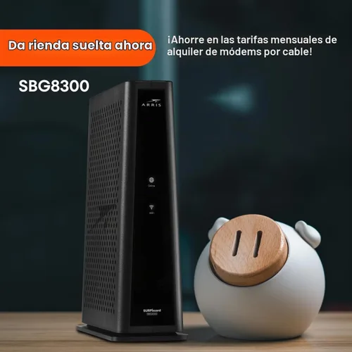 Vista 11 de ARRIS Surfboard G34 DOCSIS 3.1 Cable módem y enrutador Wi-Fi 6 AX3000