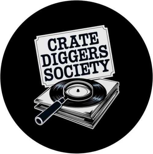 Vista 3 de Vinyl Record Collector Retro Music Turntable Lover PopSockets Adhesive PopGrip
