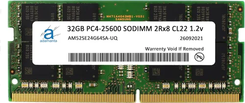Vista 9 de Adamanta 16 GB (1x16GB) de memoria para laptop DDR4 2133 Mhz PC4-17000 SODIMM 2Rx8 CL15 1,2 V Notebook DRAM RAM