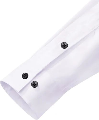 Vista 6 de Alimens & Gentle - Camisas de vestir para hombre, de manga larga, sin arrugas, elásticas, colores lisos, formales, con botones, con bolsillo