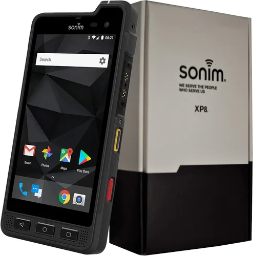Sonim XP8 XP8800 Dual-SIM 64GB IP68/IP69 (solo GSM, sin CDMA) Teléfono inteligente resistente 4G/LTE desbloqueado de fábrica (negro) - Versión