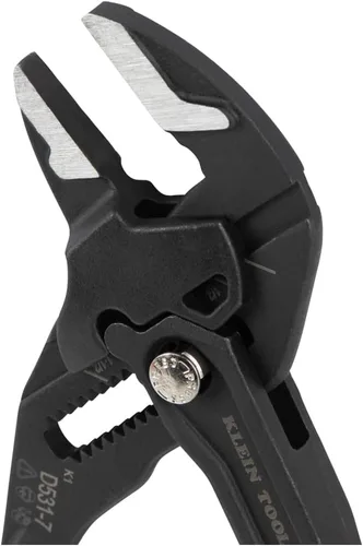 Vista 8 de Klein Tools D53102KIT Juego de llaves de alicates ajustables, alicates compactos de mandíbula lisa paralela de alto apalancamiento, 7 pulgadas y 10
