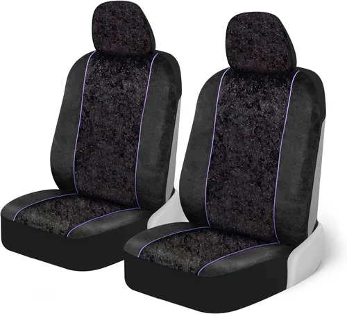 Vista 14 de BDK - Fundas para asientos de automóvil con patrón azteca, juego de 2 fundas para asientos delanteros con estampado geométrico que incluye