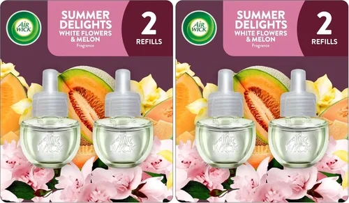 Vista 16 de Air Wick Repuesto de aceite perfumado enchufable, 2 unidades, delicias de verano, ambientador, aceites esenciales